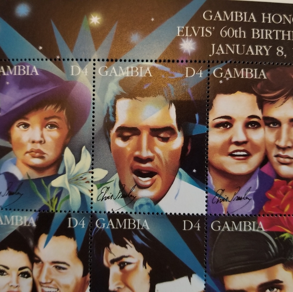 Elvis Presley Stamps - Picture 5 of 8